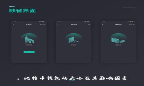 : 比特币钱包的大小及其影响因素